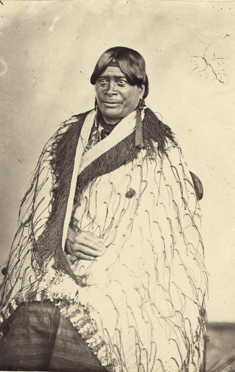Koningin van Tairoa, ca. 1860 door John Nicol Crombie