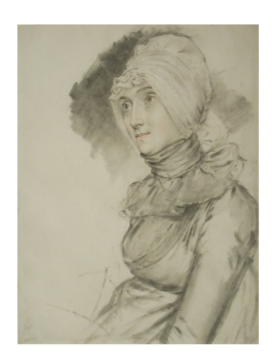 Mevrouw Croad, de Vastberaden Weduwe, 1806 door John Downman