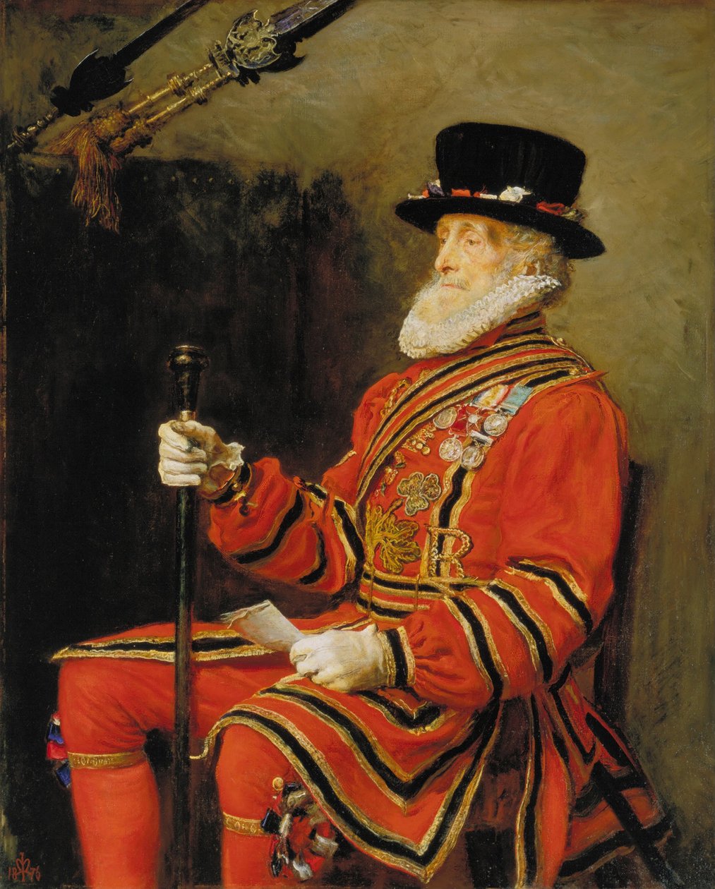 De Yeoman van de Wacht door John Everett Millais