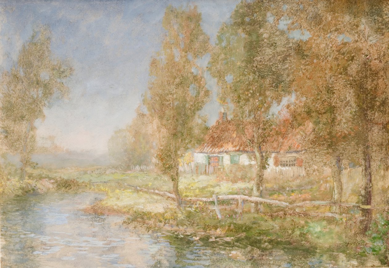Cottage en Stroom door John Falconar Slater