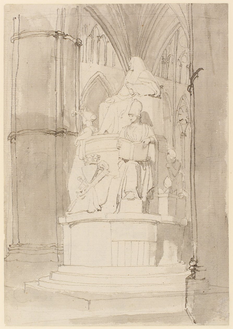 Ontwerp voor het monument van Lord Mansfield, Westminster Abbey door John Flaxman