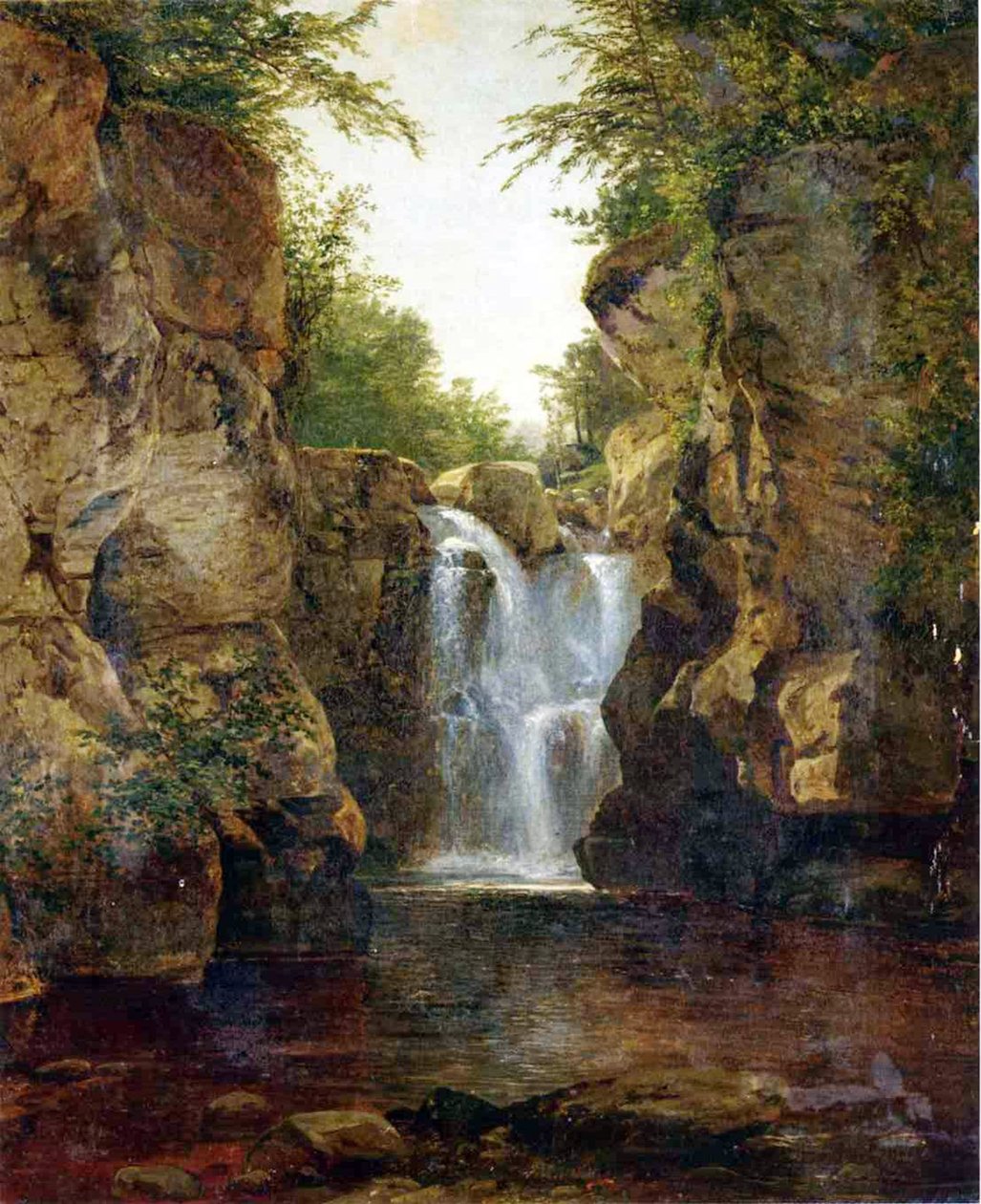 Bish Bash Watervallen, 1855-60 door John Frederick Kensett