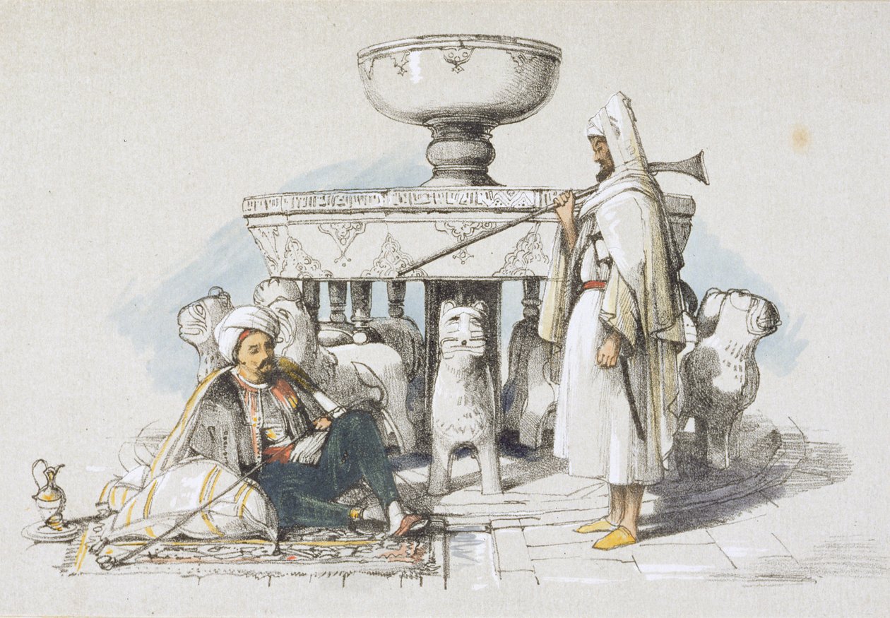 De fontein van de leeuwen, vignette uit 