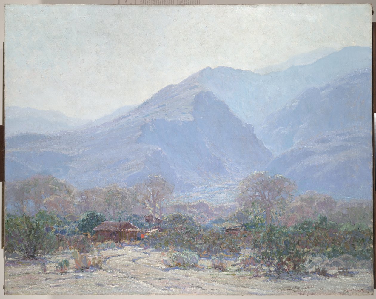 Palm Springs Landschap met Hut, 1925 door John Orne Johnson Frost