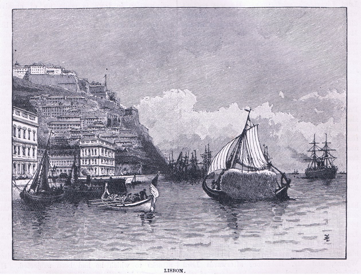 Lissabon door John Fulleylove