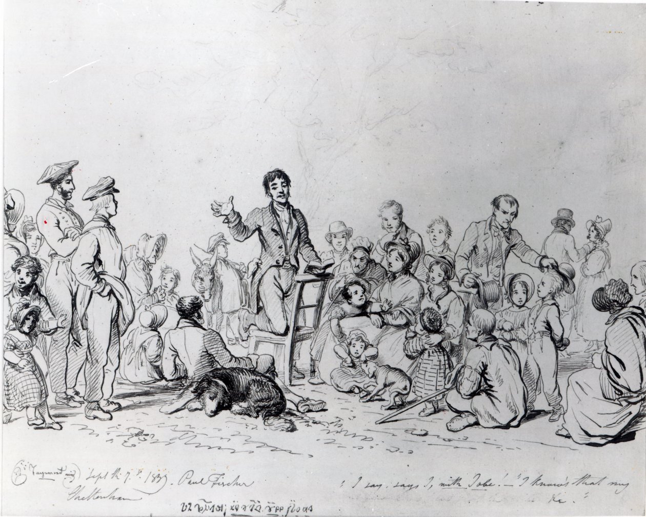 De veldprediker, 1837 door John George Paul Fischer