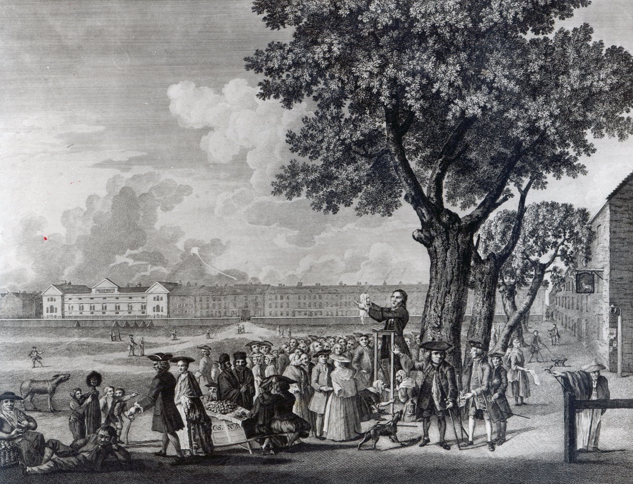 Enthousiasme Getoond, gegraveerd door Robert Pranker, 1765 door John Griffiths