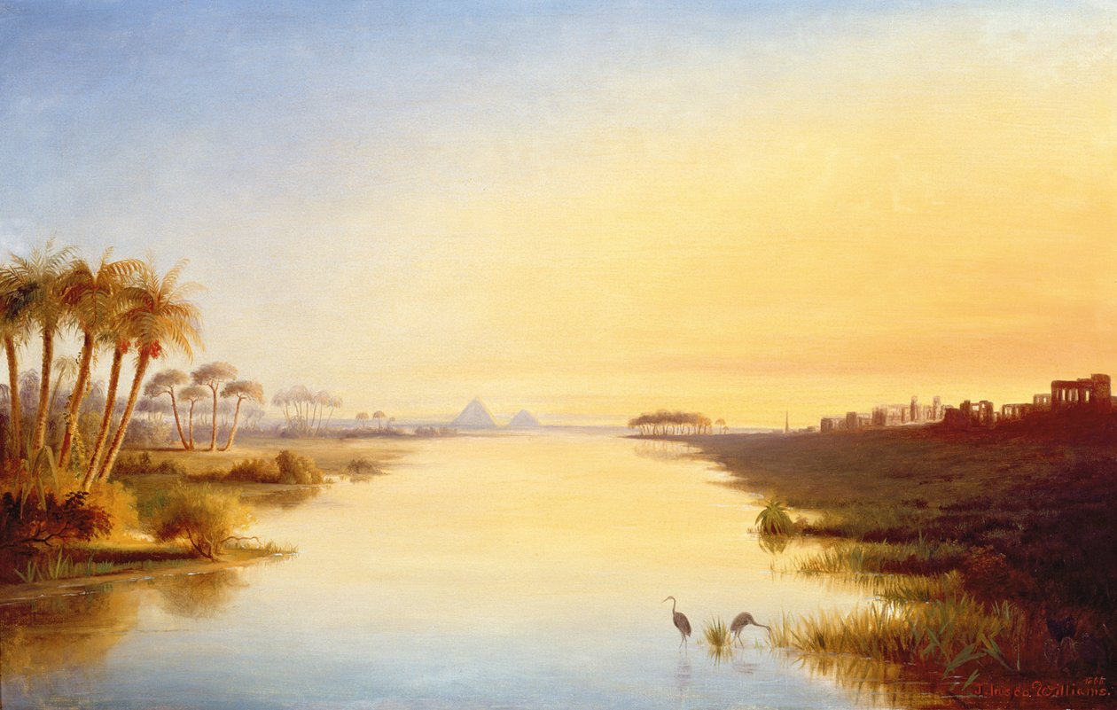 Egyptische Oase, 1866 door John Inesco Williams