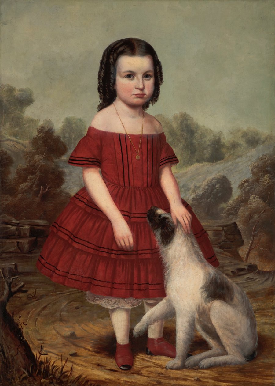 Portret van Alice Lyons door John Jacob Hegler