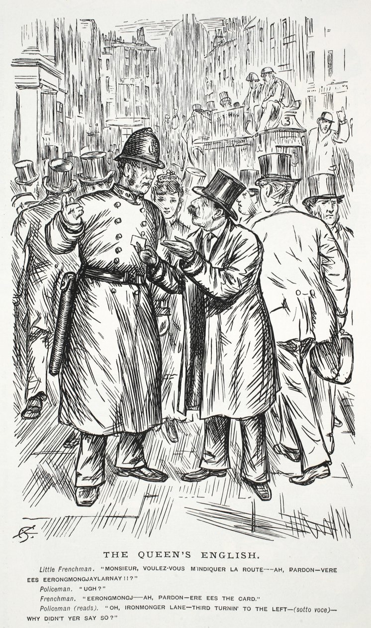 Het Engels van de koningin door John Leech