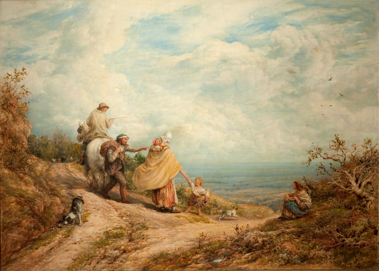 De weg wijzen, 1874 door John Linnell