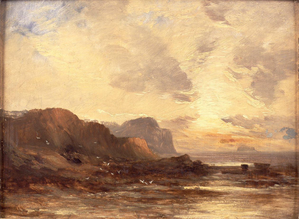 De kust van Berwickshire door John Milne Donald