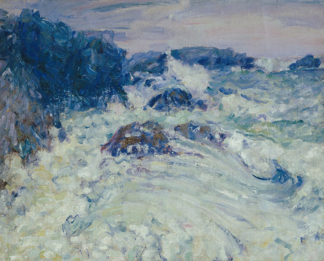 Woeste zee, Morestil door John Peter Russell