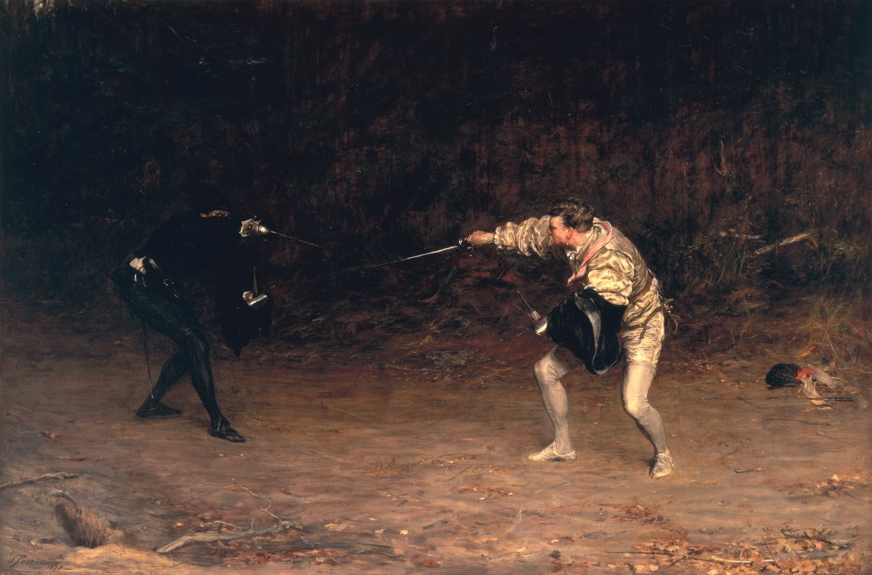 Tot de dood, 1877 door John Pettie