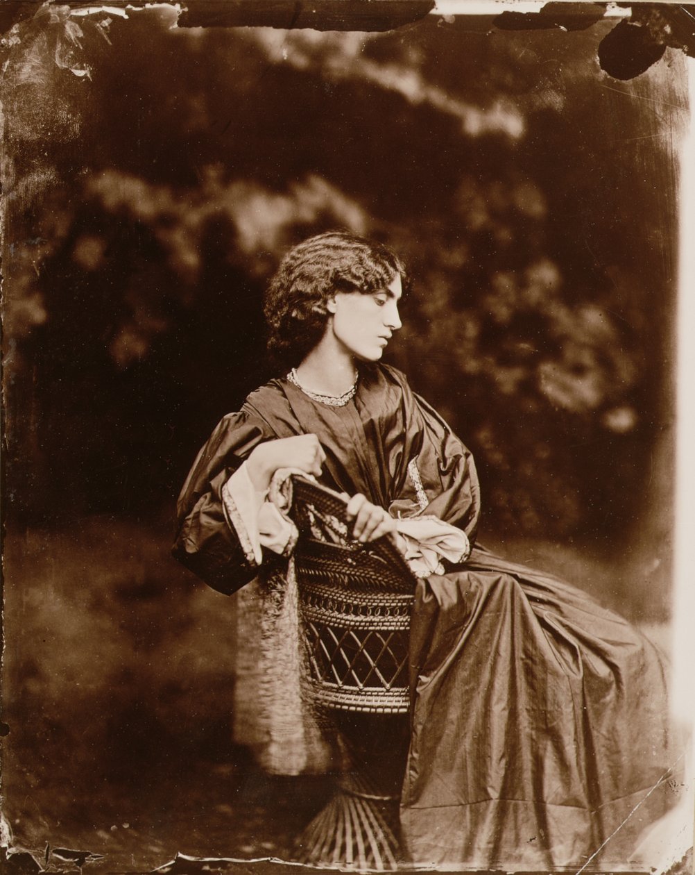 Portret van Jane Morris, 1865 door John R. Parsons