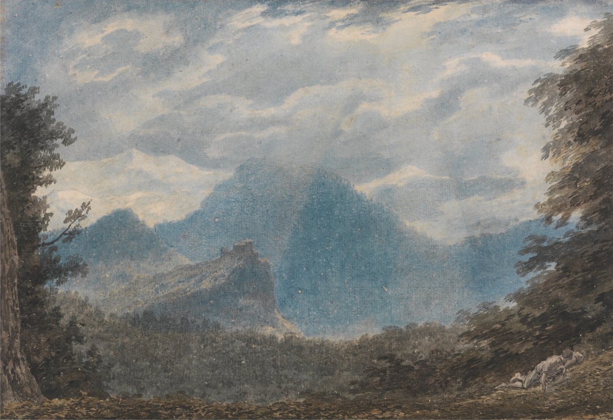 Monte della Madonna, nabij Argua door John Robert Cozens