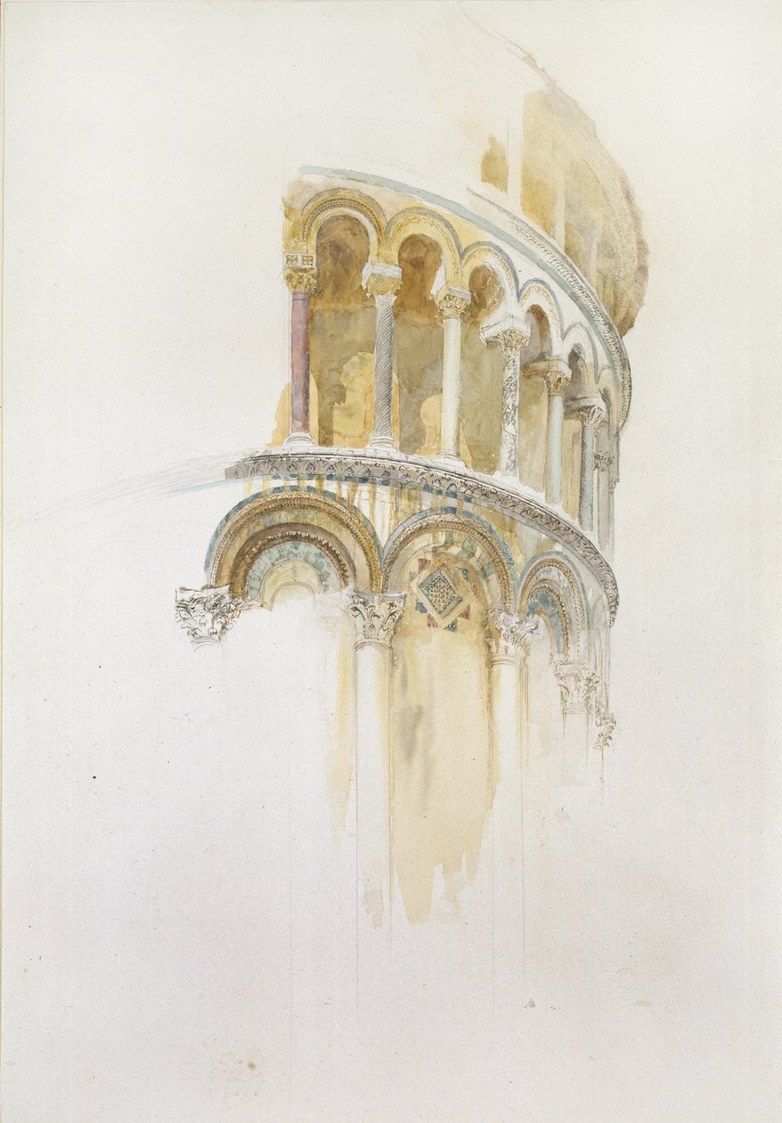 Apsis van de Duomo, Pisa, 19e eeuw door John Ruskin