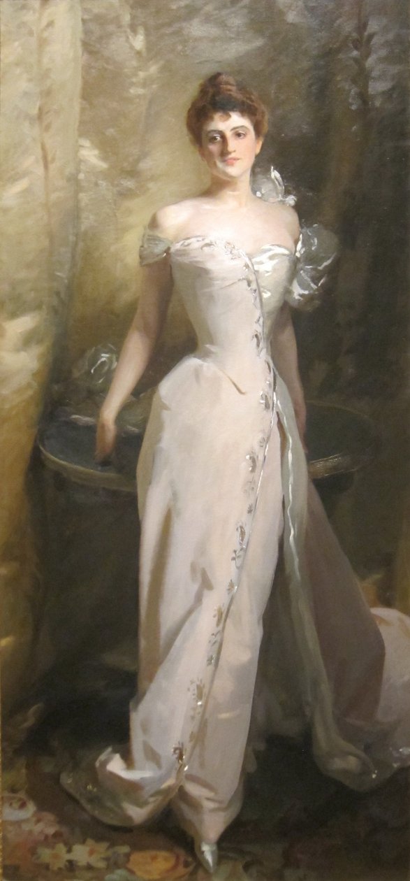 Portret van Lisa Colt Curtis, mevrouw Ralph Curtis, Lisa de Wolfe Colt door John Singer Sargent