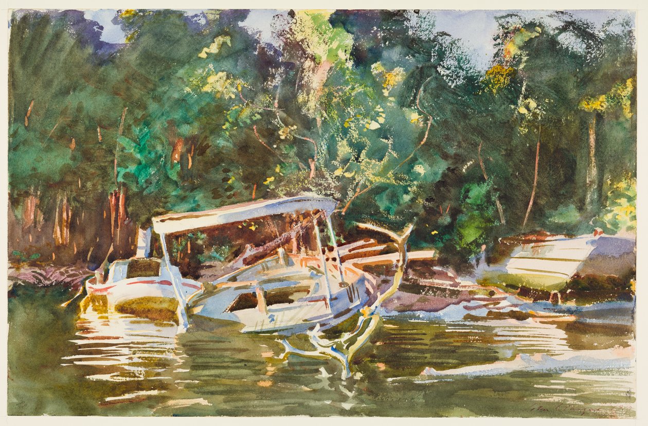 Wrakken, 1917 door John Singer Sargent