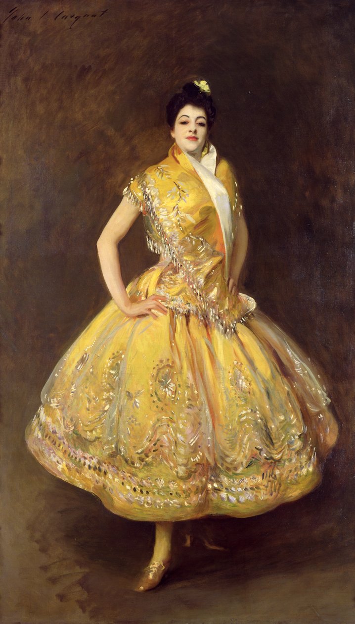 La Carmencita, 1890 door John Singer Sargent