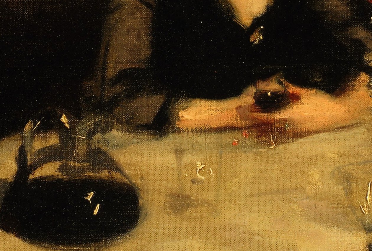 Het glas port: detail van de haven door John Singer Sargent