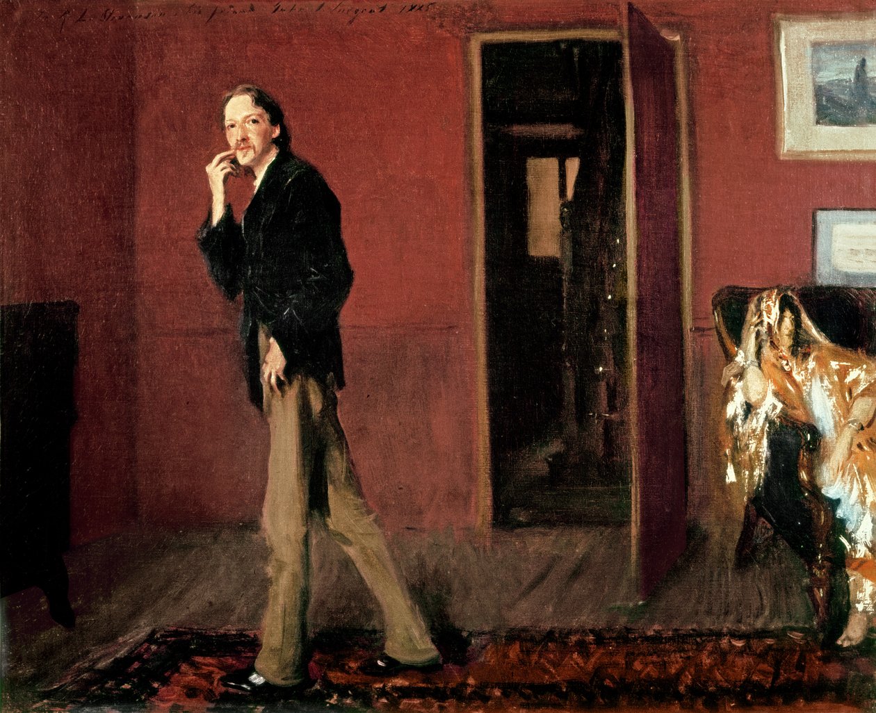 Robert Louis Stevenson en zijn vrouw, 1885 door John Singer Sargent