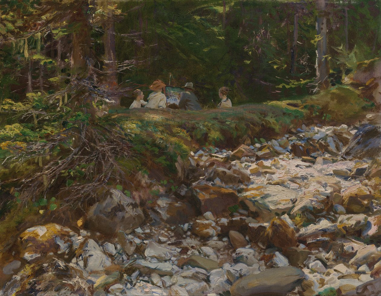 De meester en zijn leerlingen door John Singer Sargent