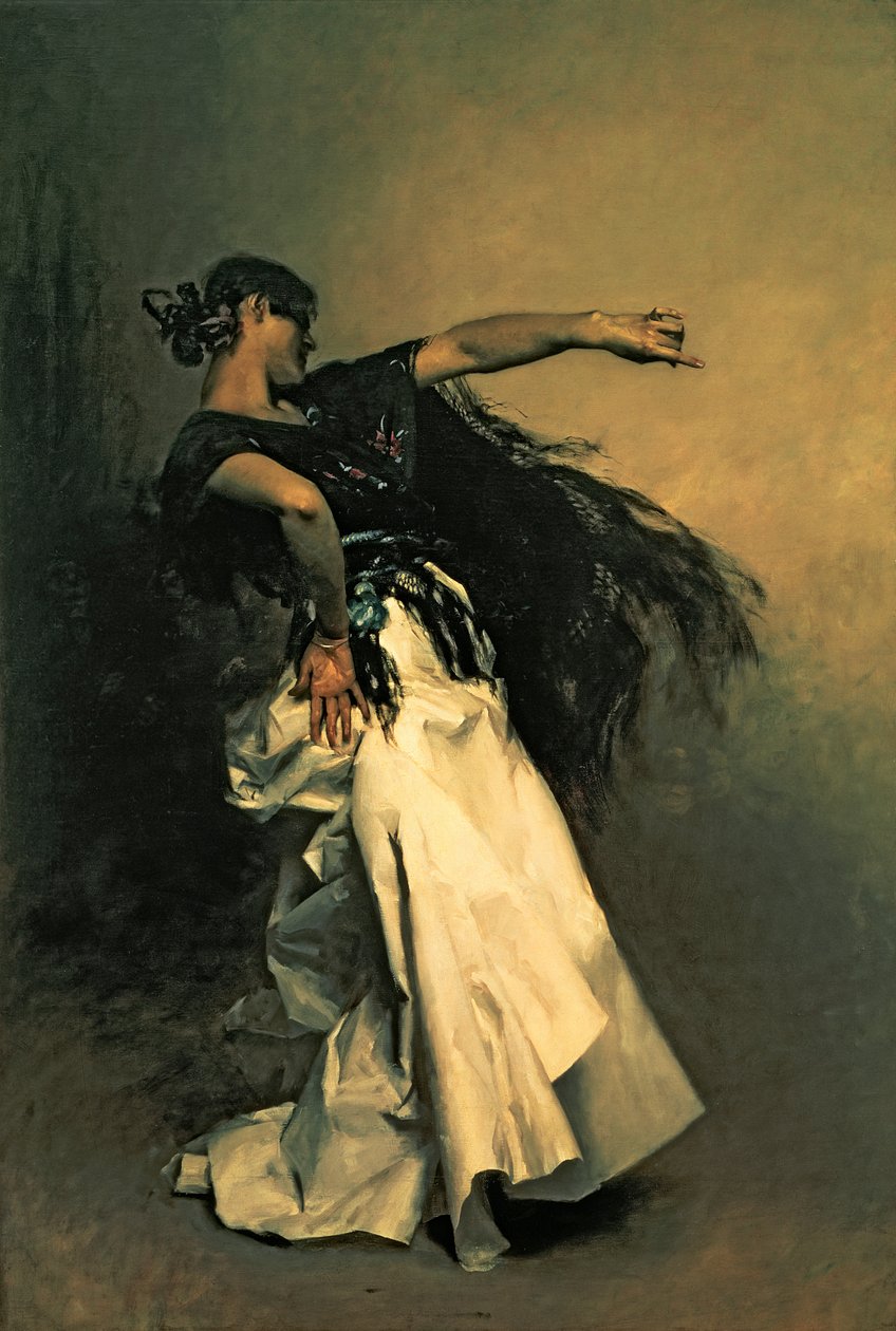 De Spaanse danseres, studie voor 