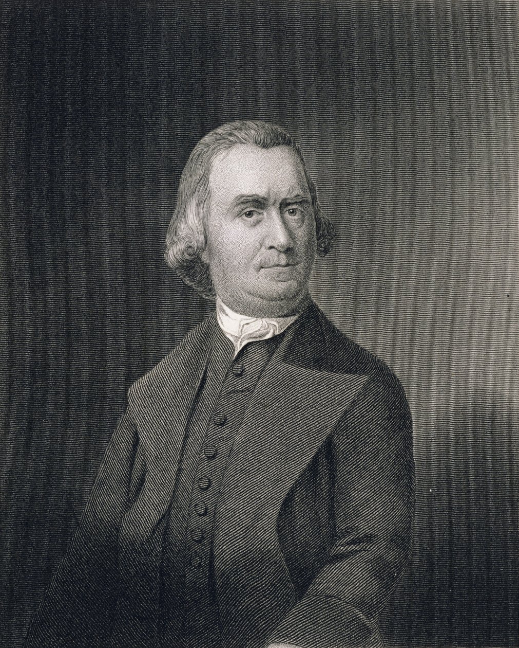 Samuel Adams, gegraveerd door G.F. Storm naar een tekening van het origineel door James Barton Longacre door John Singleton Copley