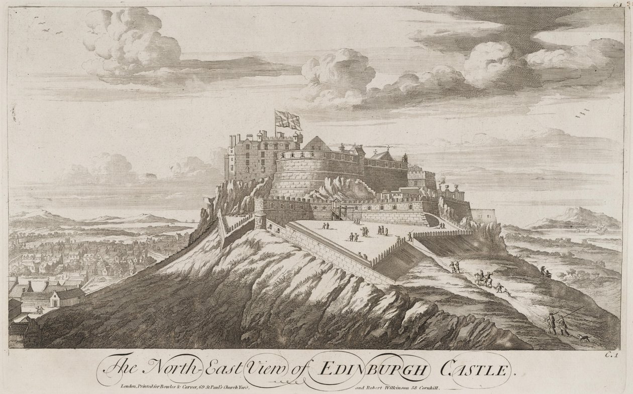 Edinburgh Castle John Slezer door John Slezer