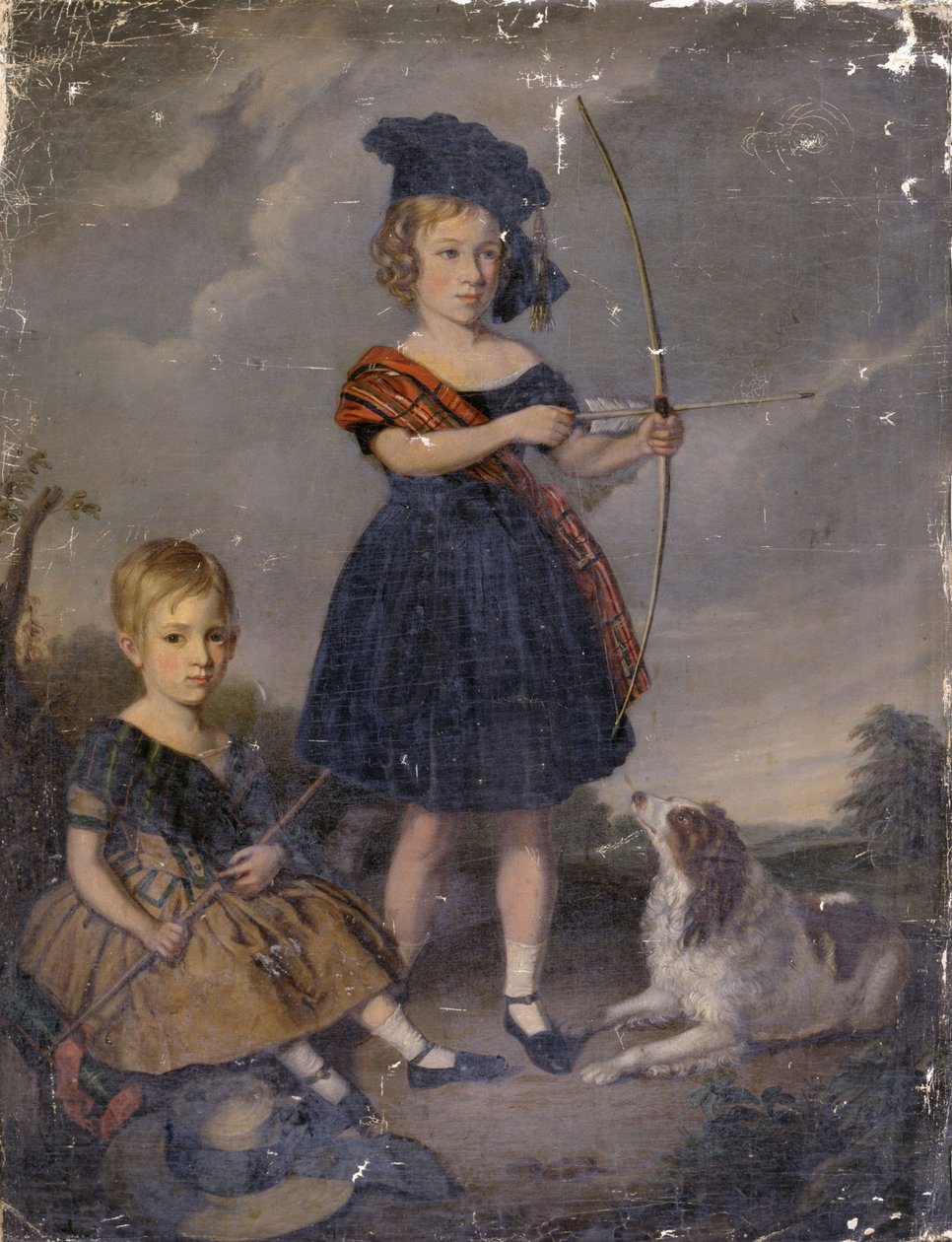 George en Charles Smart, zonen van John Smart II door John Smart II of Ipswich