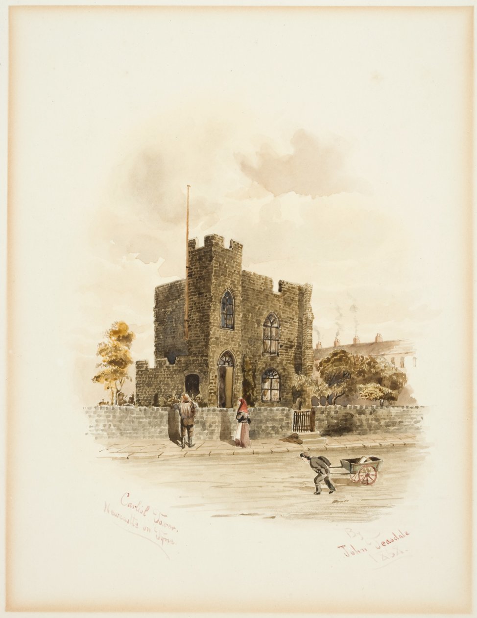 Carliol Toren, Newcastle upon Tyne door John Teasdale