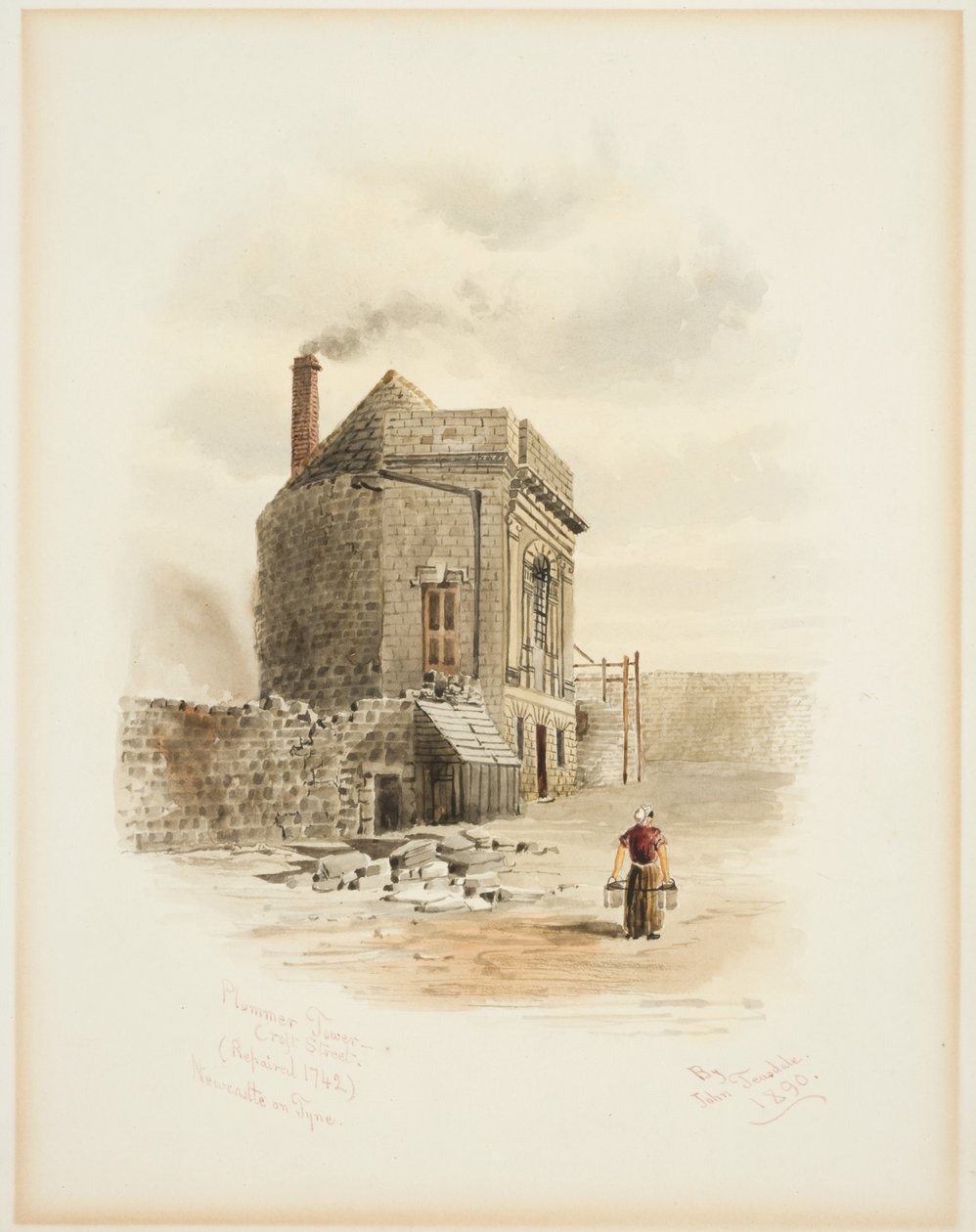 Plummer Tower, Croft Street, Newcastle upon Tyne door John Teasdale