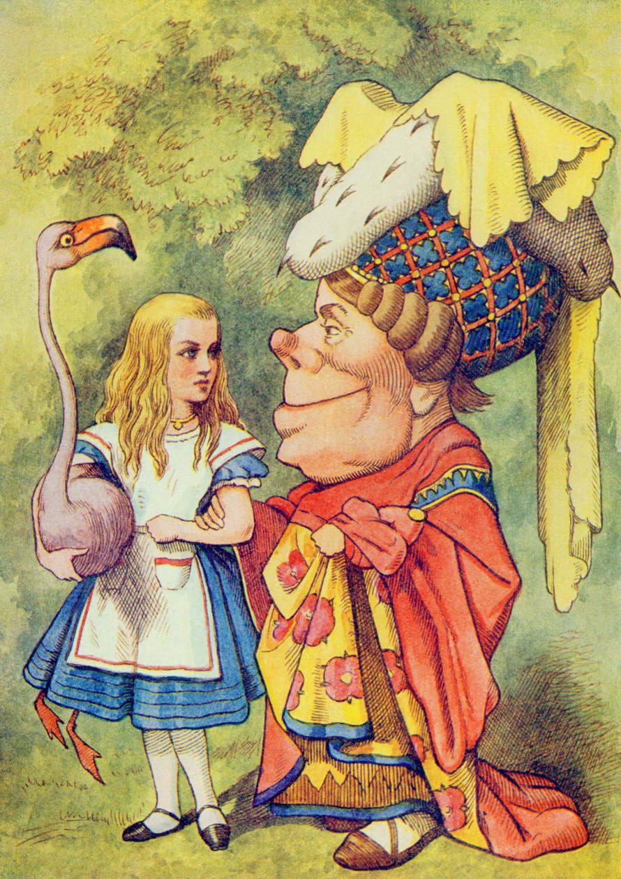 Alice met de hertogin, illustratie uit 