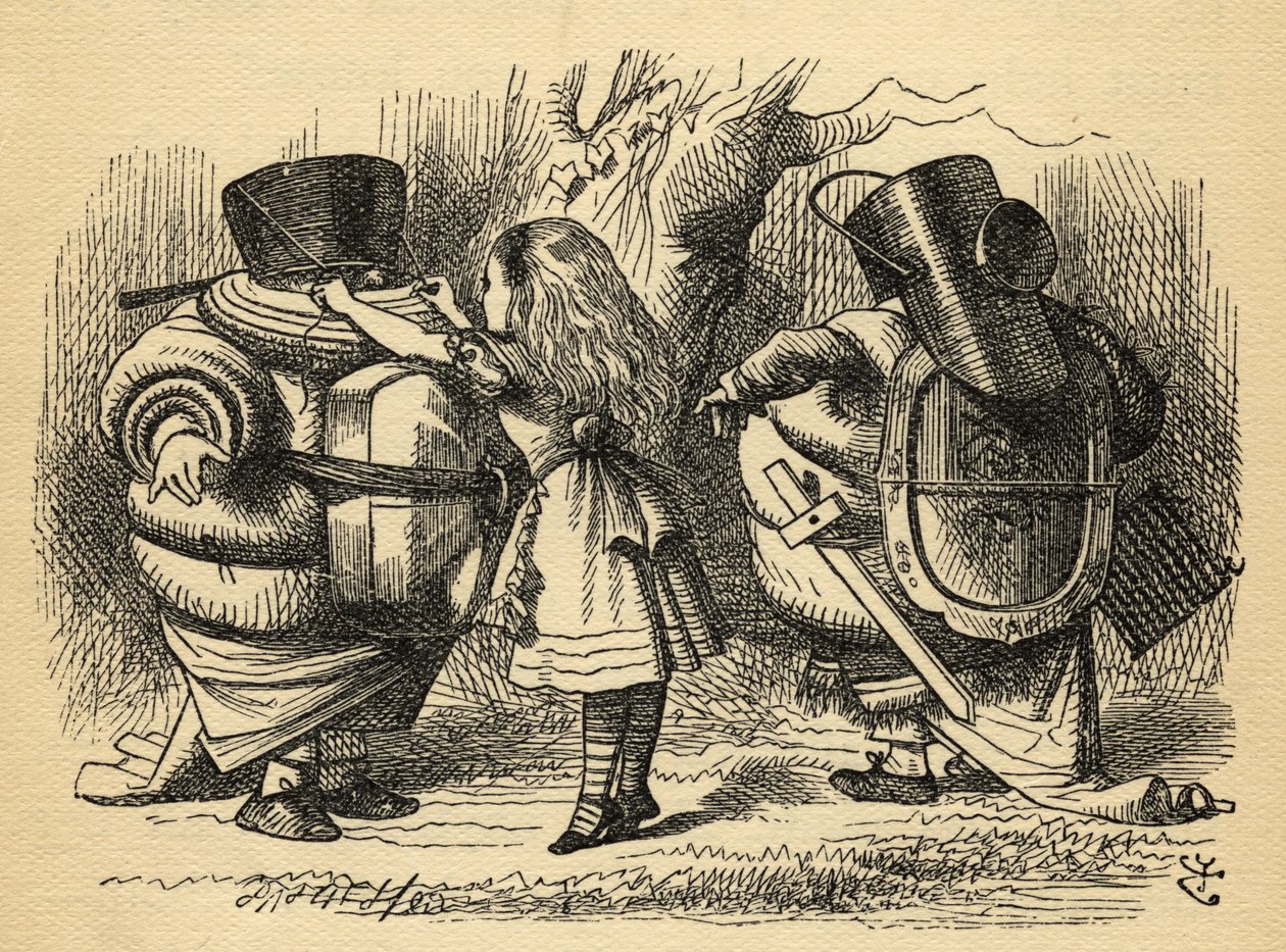 De strijd om de rammelaar, illustratie uit 