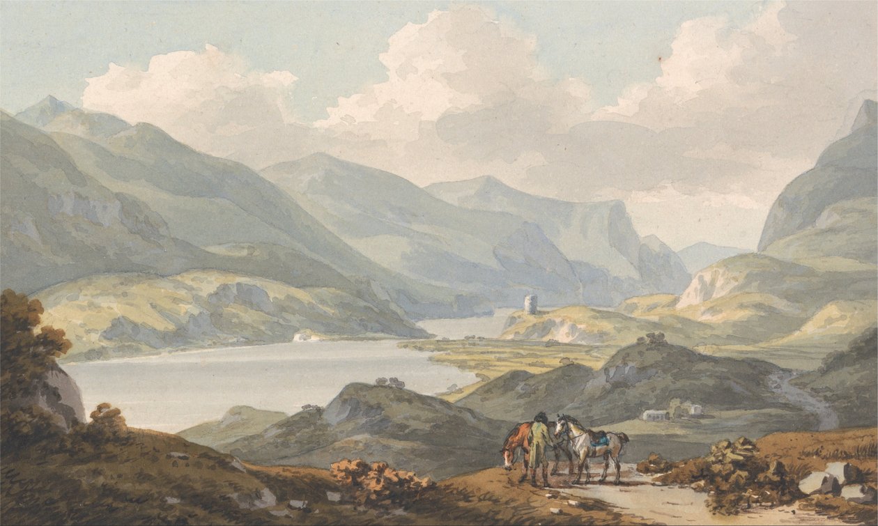 De meren van Llanberis door John Warwick Smith