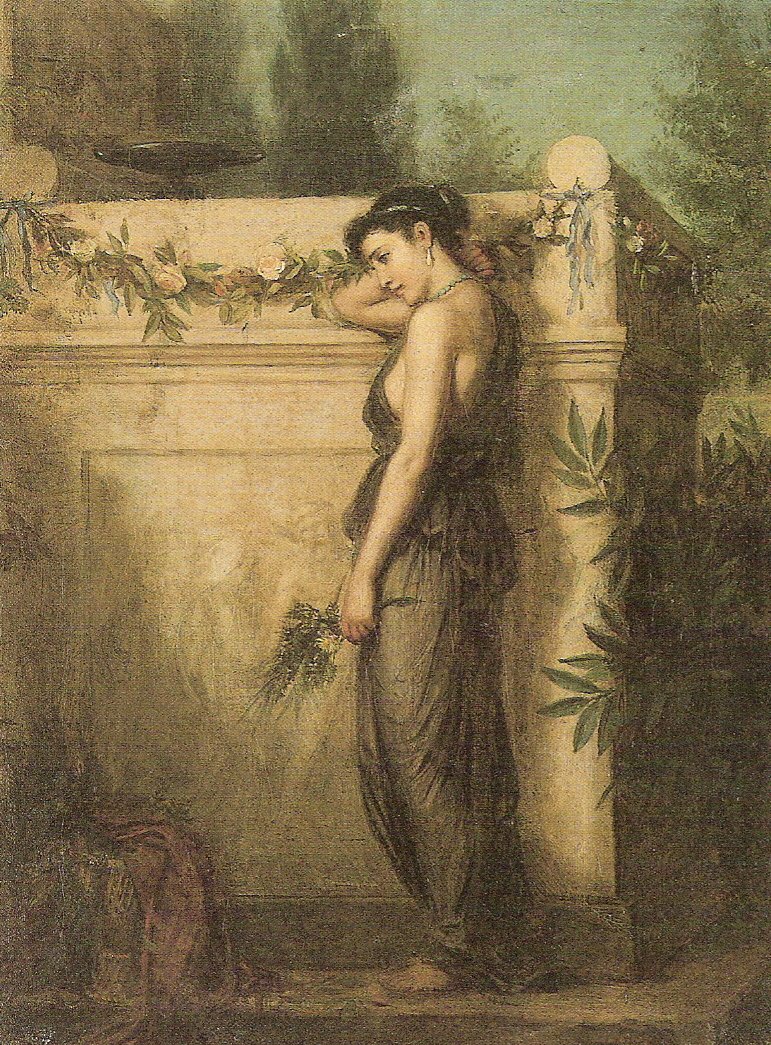 Weg, Maar Niet Vergeten door John William Waterhouse