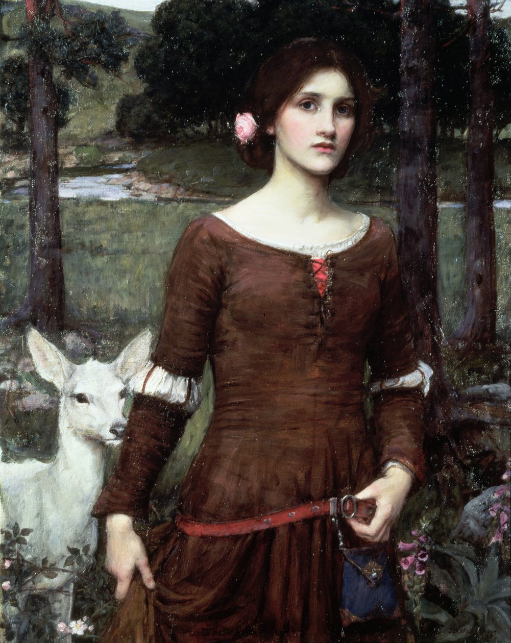 De Dame Clare door John William Waterhouse