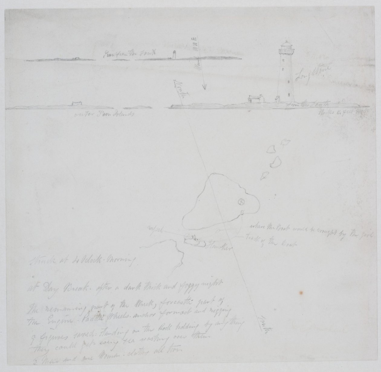 Studie voor de Scène van Grace Darling