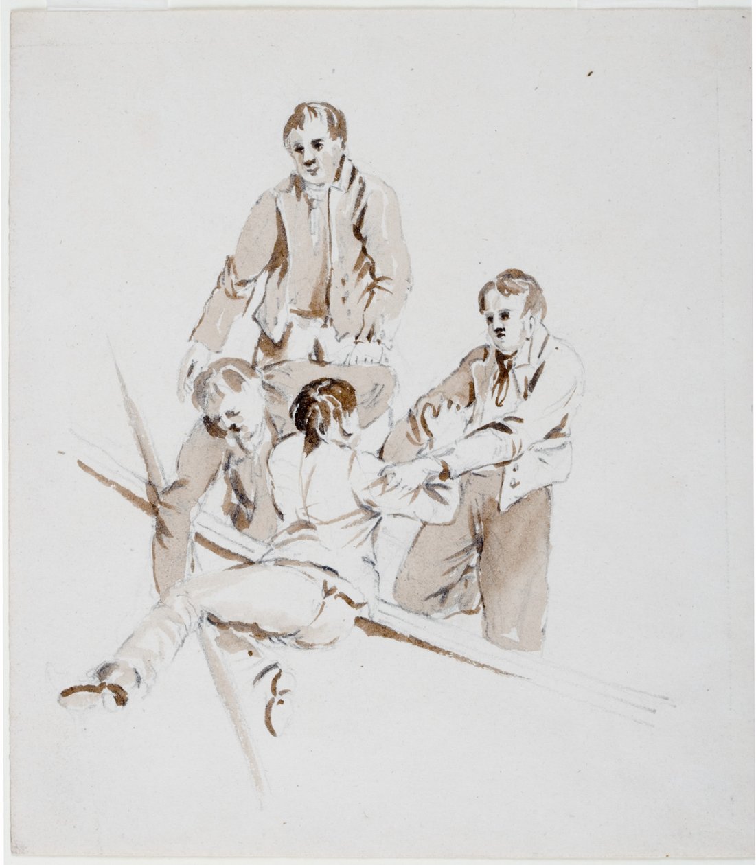 Studie van Zeelieden door John Wilson Carmichael
