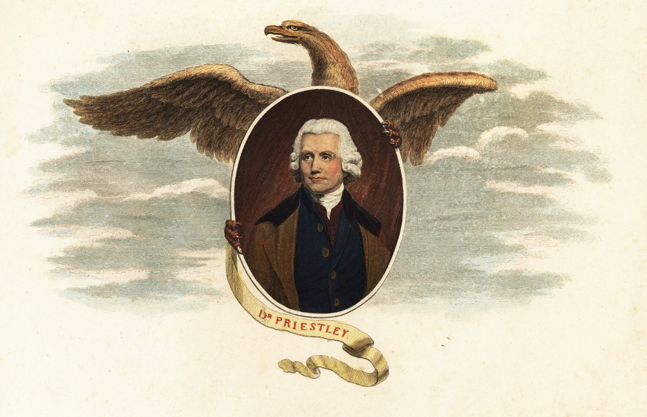 Dr. Joseph Priestley, theoloog en wetenschapper door John (after) Opie