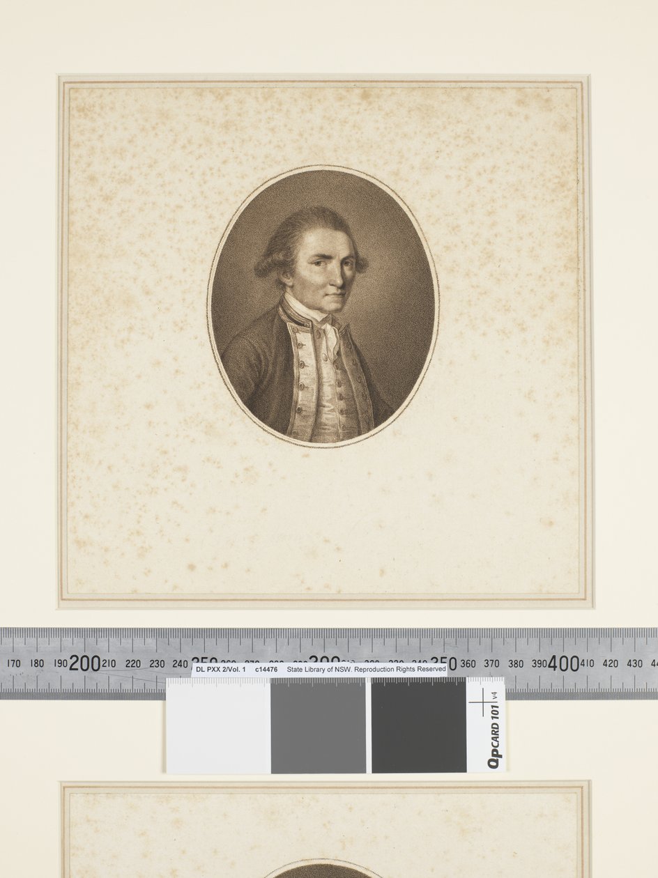 Kapitein James Cook, gegraveerd door Francesco Bartolozzi door John (after) Webber