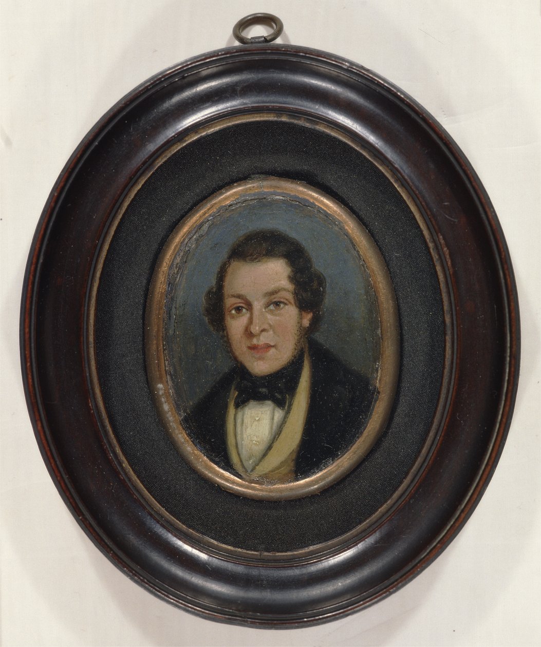 Miniatuur: Portret van Abram Constable (1783-1862), broer van de kunstenaar door John (attr. to) Constable