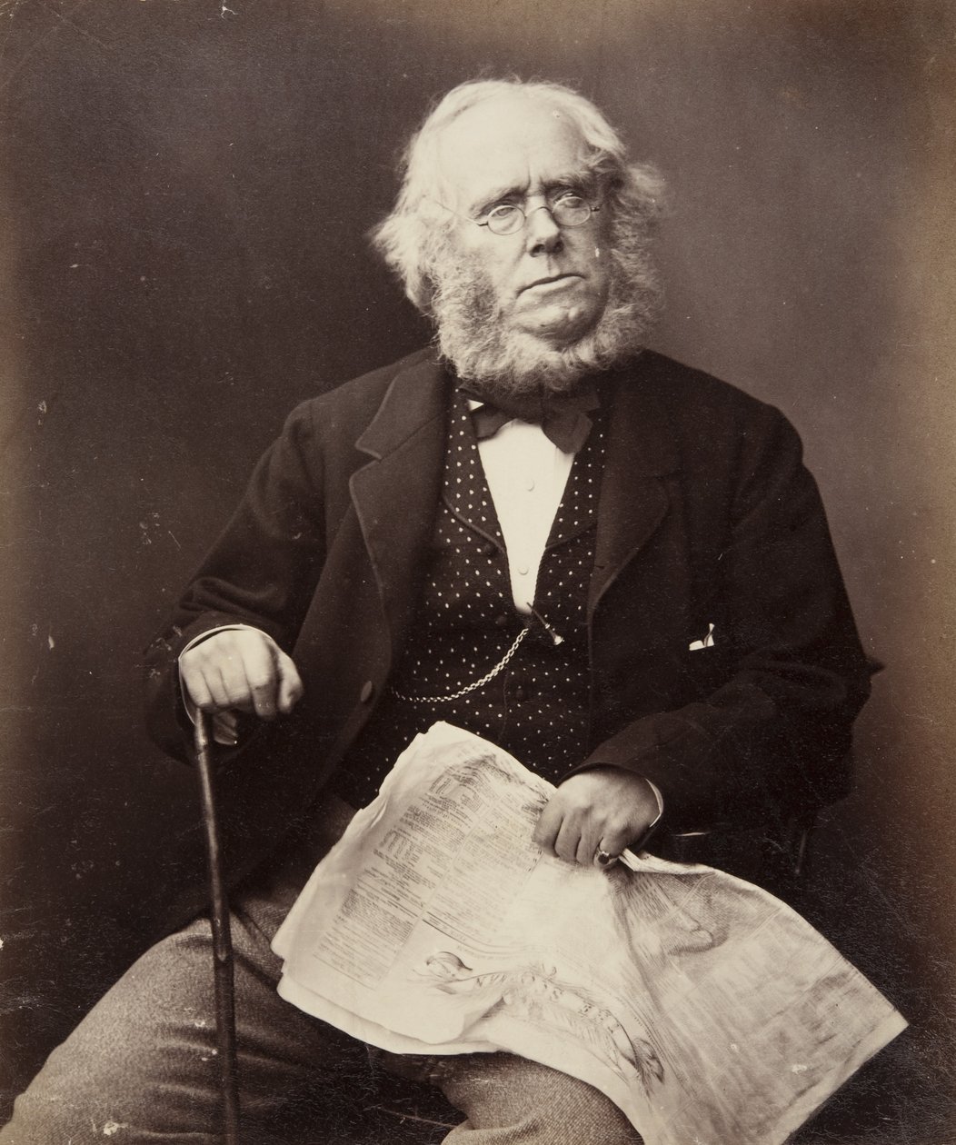 De heer James Playfair, Glasgow, 1855 door John Adamson