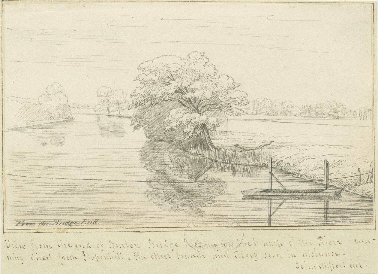 Burton-upon-Trent - Trent rivier door John Allport