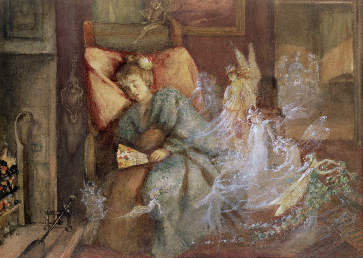 De Droom door John Anster Fitzgerald