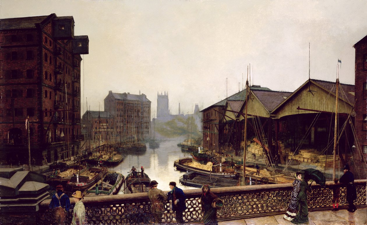 Leeds Brug door John Atkinson Grimshaw