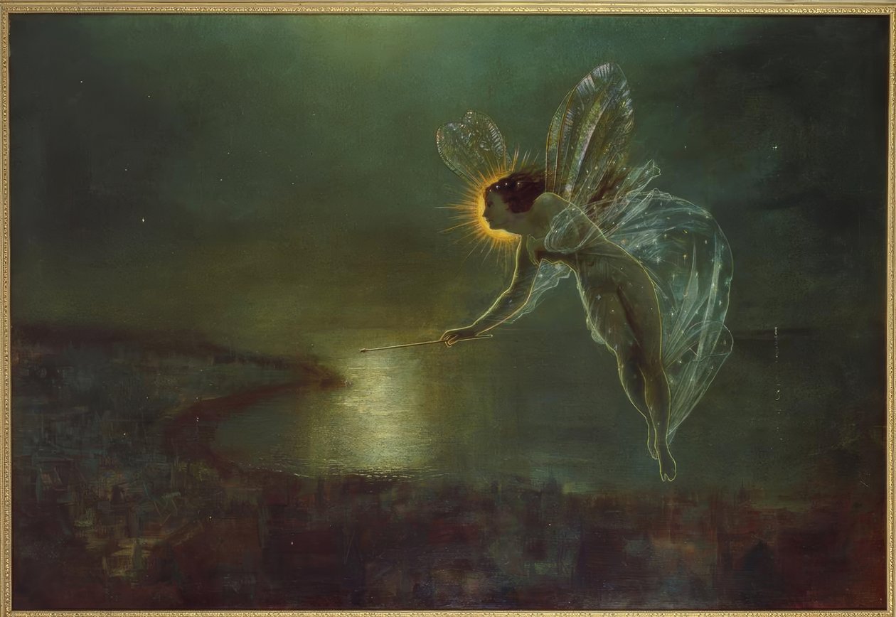 Geest van de nacht door John Atkinson Grimshaw