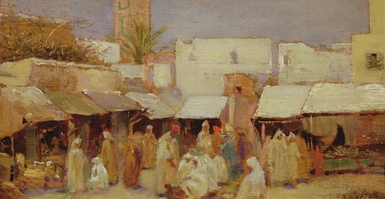 Marktplaats, Tanger door John Bagnold Burgess