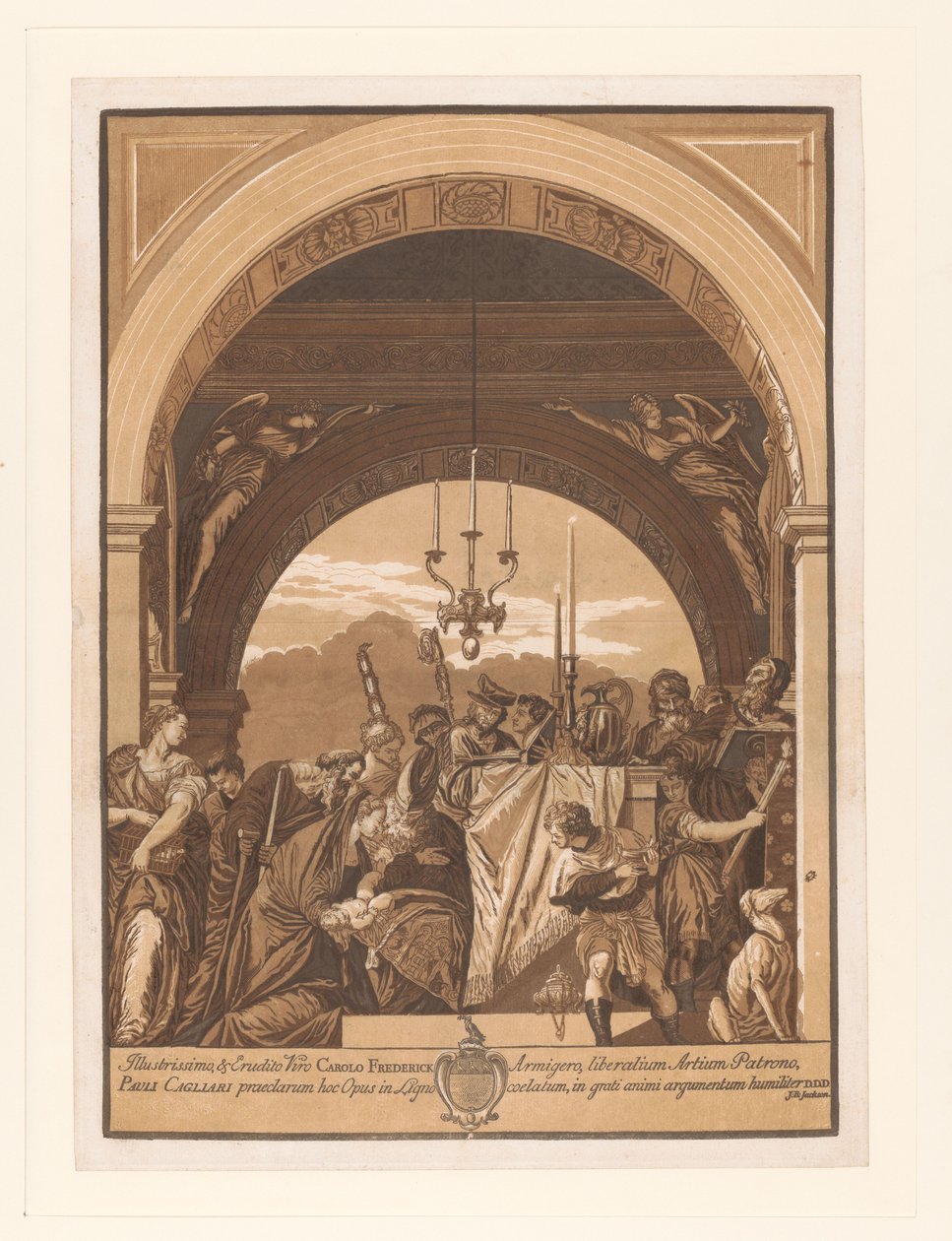 Presentatie van Christus in de tempel door John Baptist Jackson